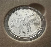 2004 US Mint Lewis & Clark Coin & Pouch Set