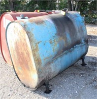 Steel Tank, 275 Gal (Empty), Held Engine Oil,
