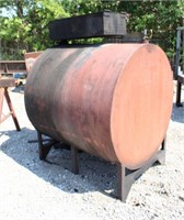 Steel Tank, 275 Gal (Empty), Held Waste Oil