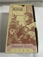 1989 RAIKES ORIGINAL WOOD FACE RACOON