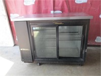 True Glass 2 Dr Back Bar Refrigerator 49" Model T