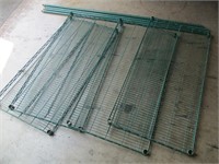 Green Wire Shelf Kit 48" X 24"X 74" Restaurant