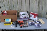 B&D 1/2 drill, jigsaw, timers, tools