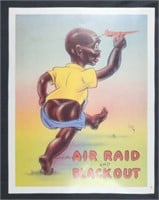 Air raid and black out Print 11"x14"