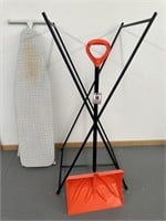 Ironing Board, Iron, Rack and Shovel