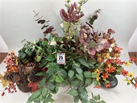 Artificial Flowers and Baskets