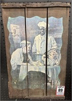Vintage Raisin Drying Board Advertising