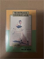 Willie Mays Baseball Immortals Card