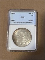 1902 O Morgan Silver Dollar NNC 67