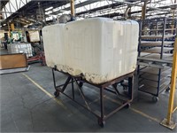 2 Moulded Plastic 1000L Liquid Storage Tanks