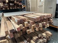 Pallet Approx 60 Lengths Timber Beams Hardwood