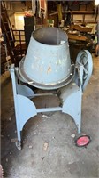 Electric concrete mixer Works