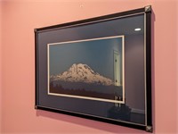 26x20 Framed Mountain Photo