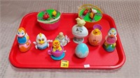 Vintage Easter Decoration Lot