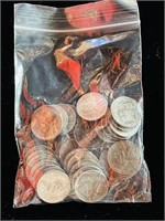Bag of 40 Steel Pennies