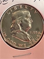 1953 Franklin Proof Half Dollar