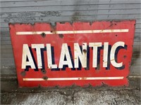 Atlantic Porcelain Double Sided Sign - 72” x 42”