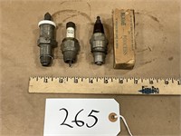 (3) Vintage Spark Plugs, 1 Rajite, 1 Nixite w/