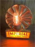 12 In Imperial lighted beer sign