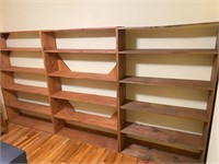 3pcs- 6ft book shelfs