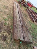 9" x 16" x 25' Wood Bridge Plank I Beam