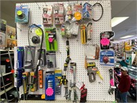 All Assorted Tools on Peg Board