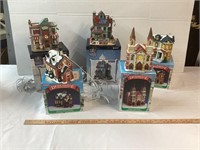 5 VILLAGE PIECES