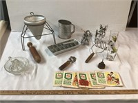 KITCHEN UTENSILS AND GREEN STAMPS