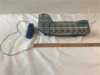 TIN ARMY HELICOPTER  WITH REMOTE CONTROL