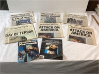 9/11 NEWSPAPERS & MAGAZINES