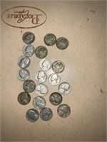 20 PRE 1960 NICKELS