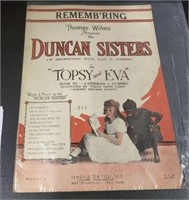 Antique Sheet Music Topsy & Eva Duncan Sisters