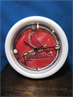 Battery operated St Louis Cardinals wall clock 9