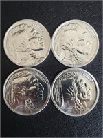 4 Buffalo Silver Coin Proofs