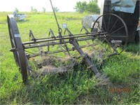 Antique pull behind plow