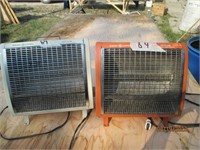 Two GE Electric heaters 1500 watt