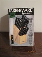 Farberware 21 pc knife set (brand new)