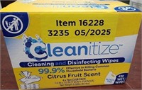 Cleanitize Disinfectant Wipes - 72ct (6-pack) |