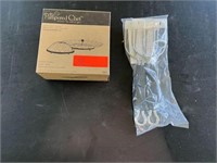 Pampered Chef Stainless Steamer & Meat Lifters