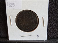 1899 ONE CENT F