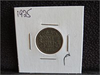 1925 ONE CENT F