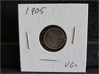 1905 5 CENTS VG+