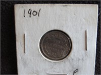 1901 10 CENTS F