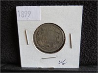 1899  25 CENTS  VG
