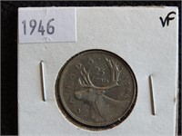 1946  25 CENTS  VF