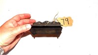 Cast Iron Match Box with Lid