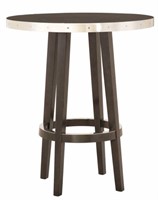 Monte Carlo bar table mineral with stainless