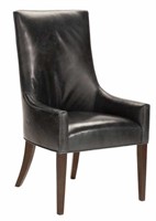 Divine dining armchair sable leather (pair)