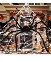 NEW-Spider Web Halloween Decoration