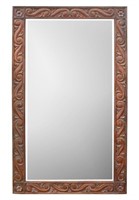 Sarasota mirrors/ floor weathered walnut finish